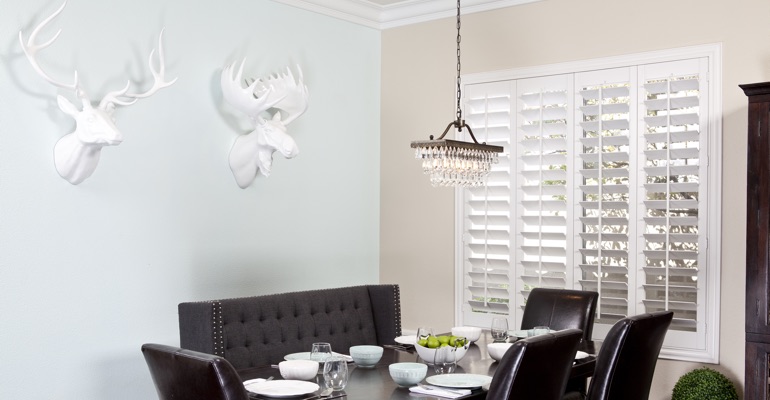 Dallas dining room shutters